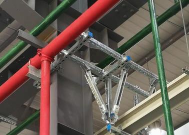 宝安该抗震支架的整体式支吊架结构协调性好